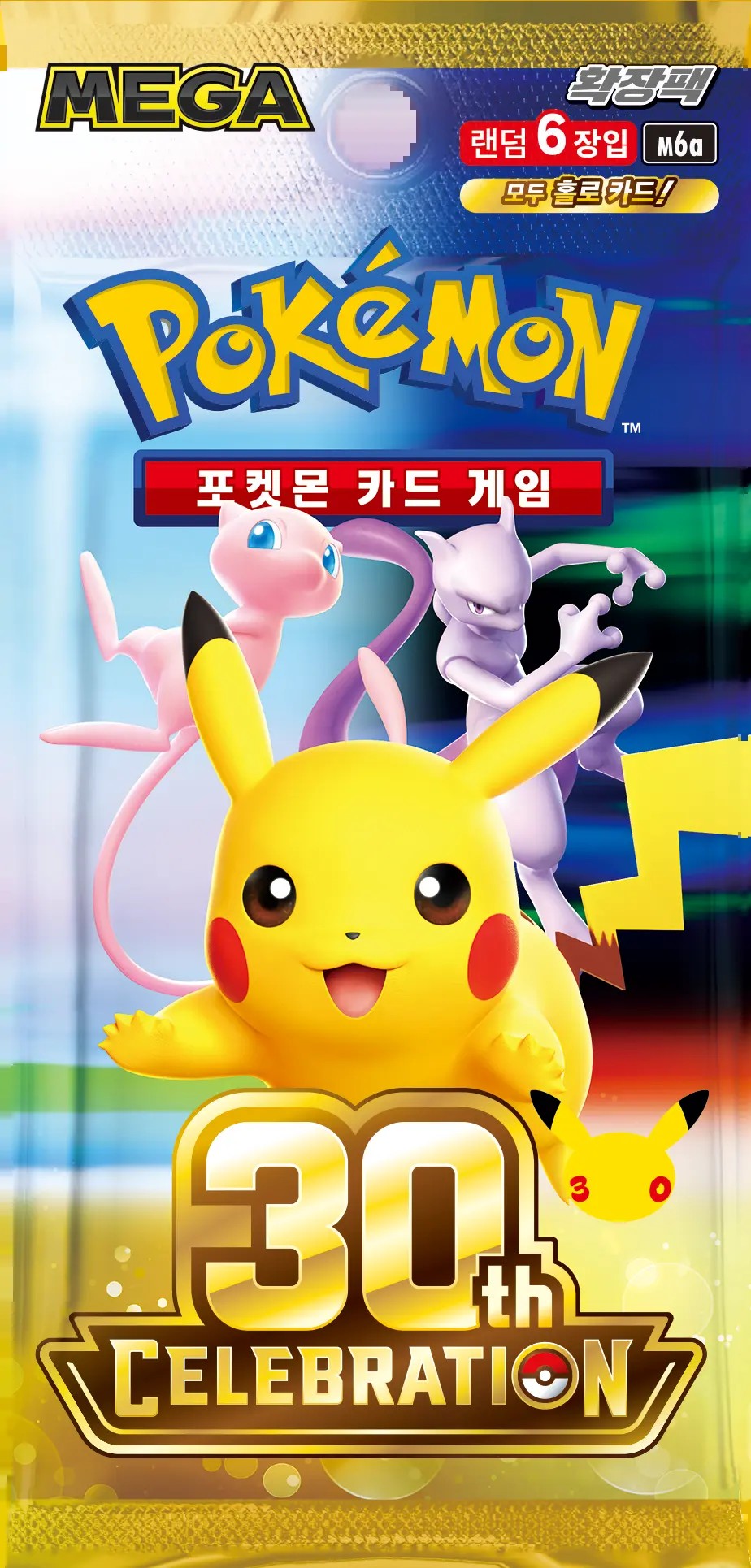 Pokemon TCG 30th Celebration Korean booster pack (M6a)