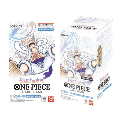 [OPK-05] One Piece TCG: Awakening of the New Era Booster Box (Korean) - box and pack