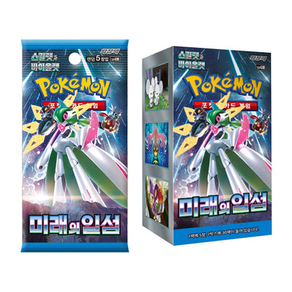 Pokémon TCG [Scarlet & Violet] Future Flash Booster Box (Korean, Sealed) - box and pack